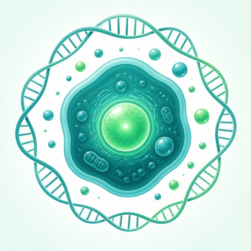 Illustration of single-cell biology and microdroplet analysis